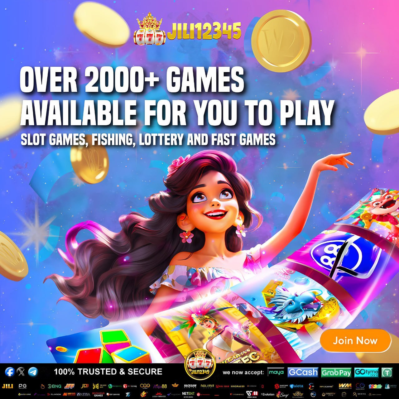 Tela de jogo ao vivo com dealer e jogadores